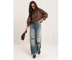 Italy Moda Striukė-MI-KR-3546.65-ruda