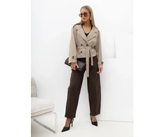 Italy Moda Striukė-MI-KR-4380.67-smėlio spalva