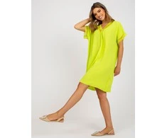 Italy Moda Suknelė-DHJ-SK-0123.60P-lime