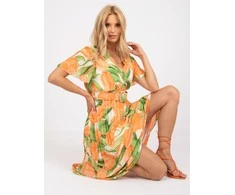 Italy Moda Suknelė-DHJ-SK-11331-2,32-oranžinė