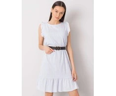 Italy Moda Suknelė-DHJ-SK-11595-1.19P-šviesiai mėlyna