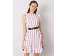 Italy Moda Suknelė-DHJ-SK-11595.24P-tamsiai rožinė