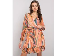 Italy Moda Suknelė-DHJ-SK-12220-4.21-oranžinė