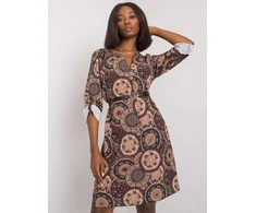 Italy Moda Suknelė-DHJ-SK-12336B.74P-ruda