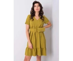 Italy Moda Suknelė-DHJ-SK-13078.31P-alyvuogių