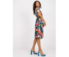 Italy Moda Suknelė-DHJ-SK-13162.92-juoda-raudona