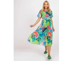 Italy Moda Suknelė-DHJ-SK-13769.66P-žalia
