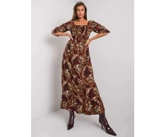 Italy Moda Suknelė-DHJ-SK-13965.71P-bordo