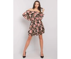 Italy Moda Suknelė-DHJ-SK-15015-2.73P-juoda-rožinė