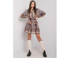Italy Moda Suknelė-DHJ-SK-15053.61-tamsiai mėlyna