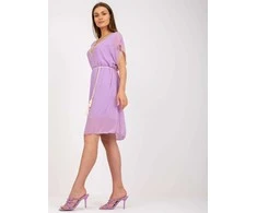 Italy Moda Suknelė-DHJ-SK-1508.12-šviesiai violetinė