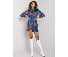 Italy Moda Suknelė-DHJ-SK-15265.90-tamsiai mėlyna