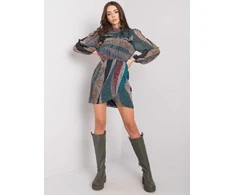 Italy Moda Suknelė-DHJ-SK-15265.90-mėlyna