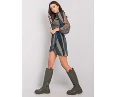 Italy Moda Suknelė-DHJ-SK-15265.90-mėlyna