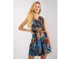Italy Moda Suknelė-DHJ-SK-15308-2.40P-tamsiai mėlyna