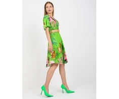 Italy Moda Suknelė-DHJ-SK-15817.32-šviesiai žalia