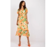 Italy Moda Suknelė-DHJ-SK-15967.54P-oranžinė