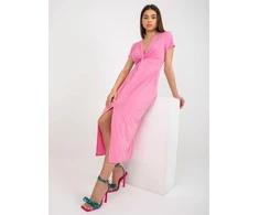 Italy Moda Suknelė-DHJ-SK-17302.39X-rožinė