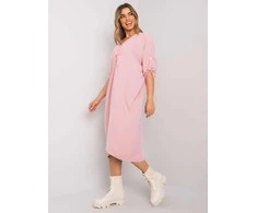 Italy Moda Suknelė-DHJ-SK-20148.20-šviesiai rožinė