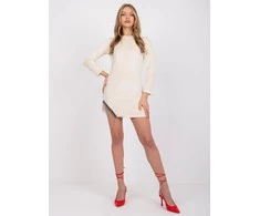 Italy Moda Suknelė-DHJ-SK-6509.82P-šviesiai smėlio spalvos