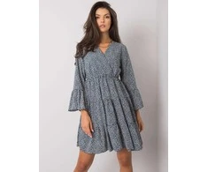 Italy Moda Suknelė-DHJ-SK-8777A.66P-tamsiai mėlyna