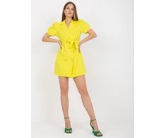Italy Moda Suknelė-DHJ-SK-A6311.39-geltona