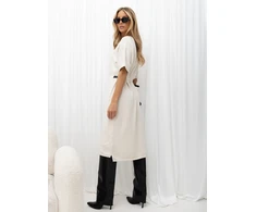 Italy Moda Sukienka-IR-SK-W2578.80-jasny smėlio spalva