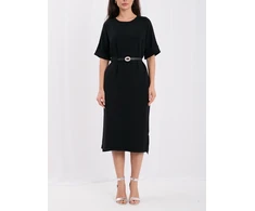 Italy Moda Sukienka-IR-SK-W2578.80-juoda