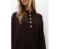 Suknelė Italy Moda Sukienka-IR-SK-W2598.79-ciemny ruda