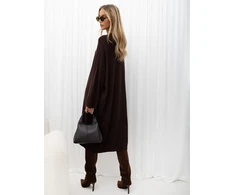 Suknelė Italy Moda Sukienka-IR-SK-W2598.79-ciemny ruda