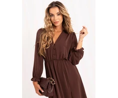 Italy Moda Sukienka-MI-SK-1061-2.02-ruda