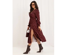 Italy Moda Sukienka-MI-SK-1061.86-bordinė