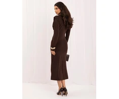 Italy Moda Sukienka-MI-SK-93416.84-ciemny ruda