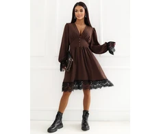 Suknelė Italy Moda Sukienka-MI-SK-A1763.02-ruda