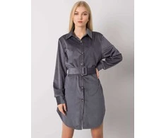 Italy Moda Suknelė-DHJ-SK-10333.12P-grafitas