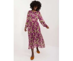 Italy Moda Suknelė-DHJ-SK-13928.42-violetinė