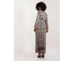 Italy Moda Suknelė-DHJ-SK-16656.13X-juoda-smėlio spalvos