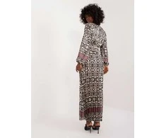 Italy Moda Suknelė-DHJ-SK-16656.13X-juoda-smėlio spalvos
