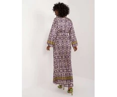 Italy Moda Suknelė-DHJ-SK-16656.13X-tamsiai violetinė