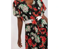 Italy Moda Suknelė-DHJ-SK-17258.01-juoda-raudona