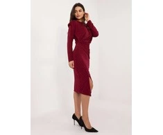 Italy Moda Suknelė-DHJ-SK-18206.67-bordo