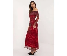 Italy Moda Suknelė-DHJ-SK-18702.40-raudona