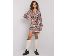 Italy Moda Suknelė-DHJ-SK-5766-1.32X-tamsiai mėlyna