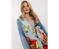 Italy Moda Švarkas moterims -DHJ-MA-18525-31.87-mėlyna