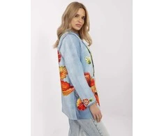Italy Moda Švarkas moterims -DHJ-MA-18525-31.87-mėlyna