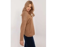 Italy Moda Megztinis-DHJ-SW-17690.21-camel