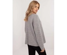 Italy Moda Megztinis-DHJ-SW-17690.21-pilkas