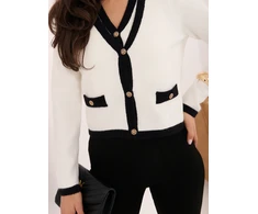 Italy Moda Sweter-IR-SW-3195.27-ecru