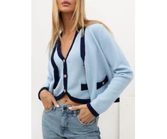 Italy Moda Sweter-IR-SW-3195.27-šviesiai mėlyna