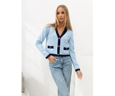 Italy Moda Sweter-IR-SW-3195.27-šviesiai mėlyna